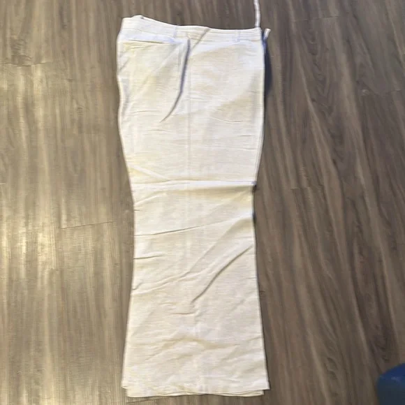 NWOT lane Bryant linen wide leg pants - Picture 2 of 5